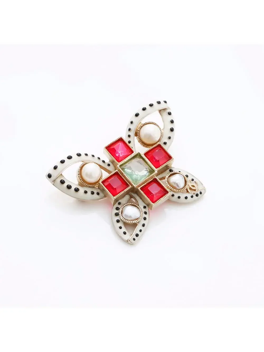 Chanel Butterfly Brooch Metal Gold And #246949C78B